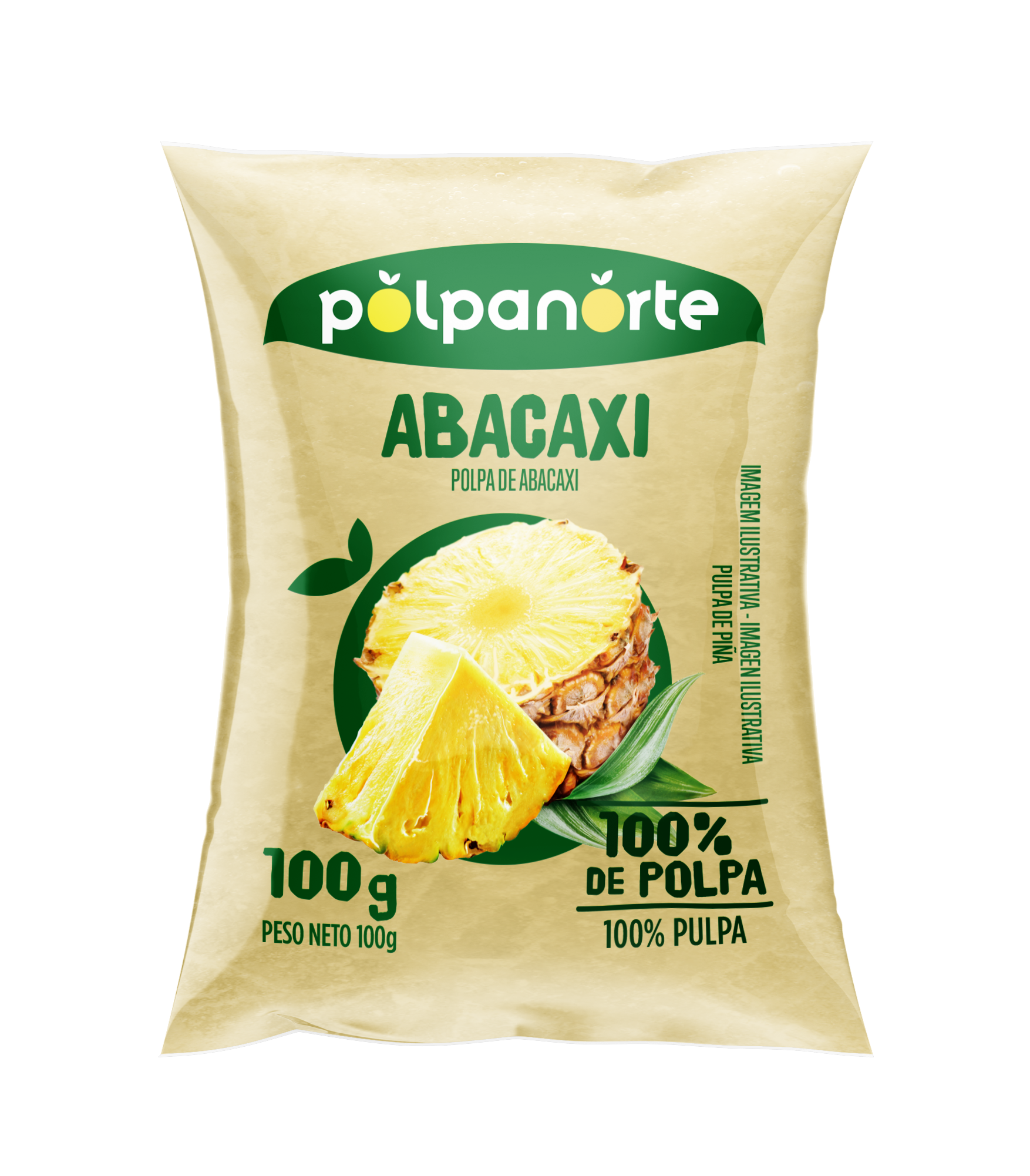 Ananas-pakastehedelmäsose