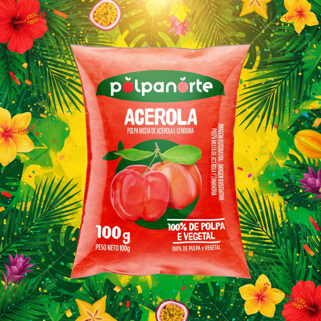 Acerola-pakastehedelmäsose