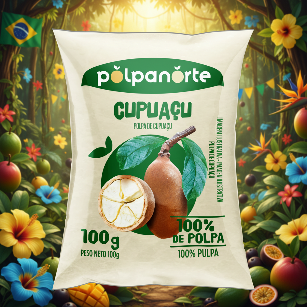Cupuaçu-pakastehedelmäsose