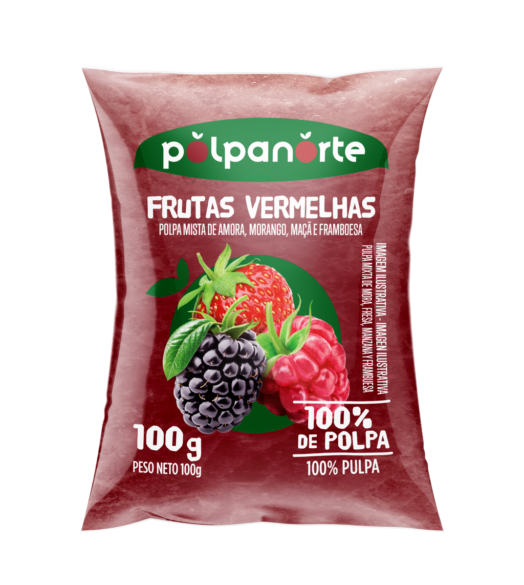 Punaiset hedelmät -pakastehedelmäsose