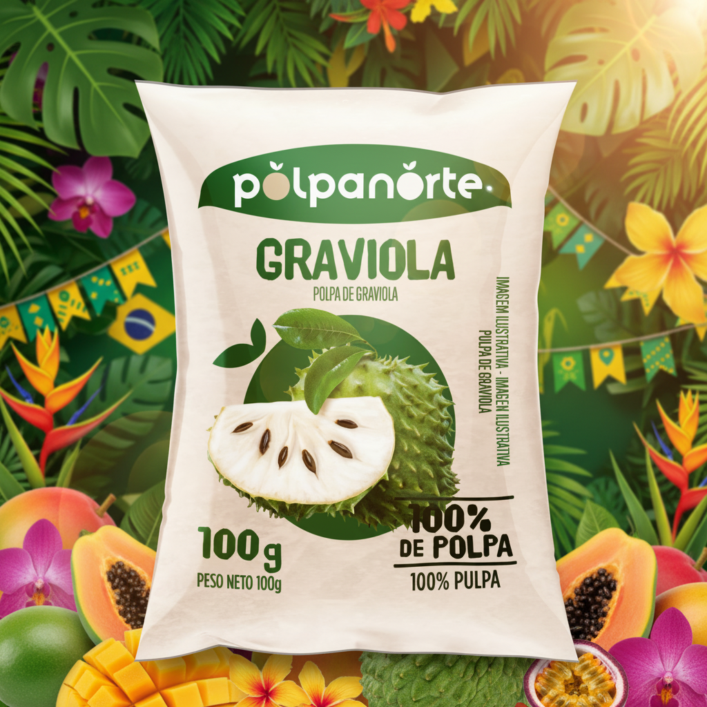 Graviola-pakastehedelmäsose