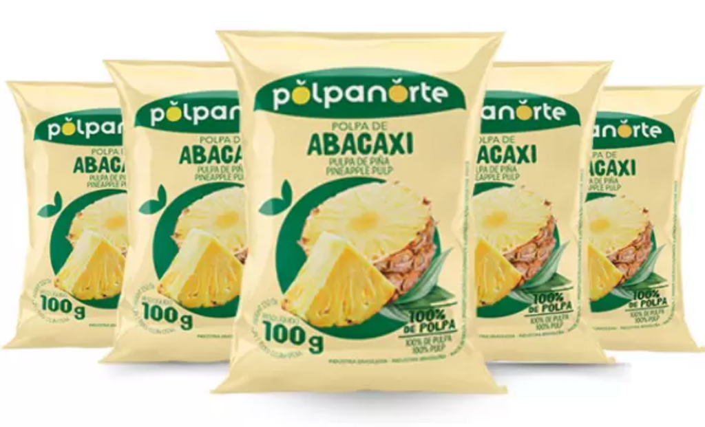 Ananas-minttu-pakastehedelmäsose