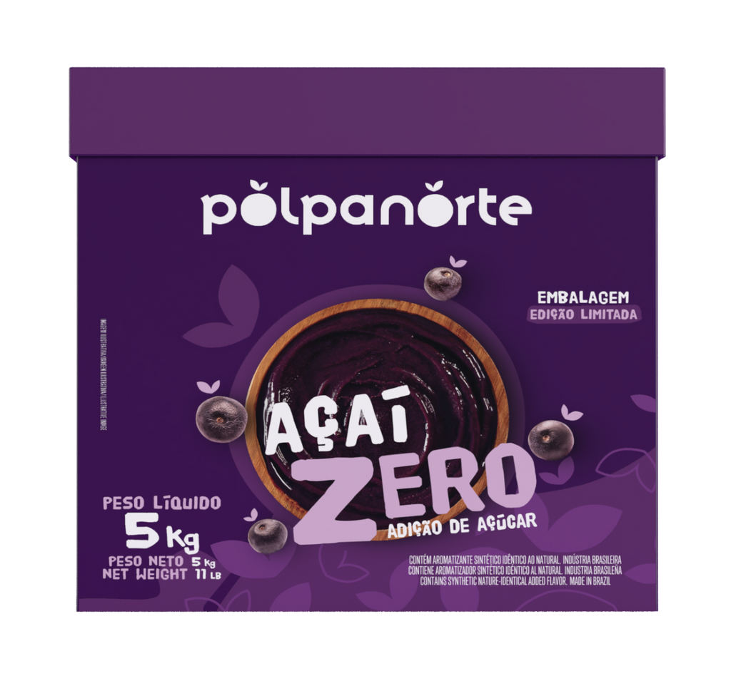 Açaí-sorbetti guaranalla, Zero (ei lisättyä sokeria)
