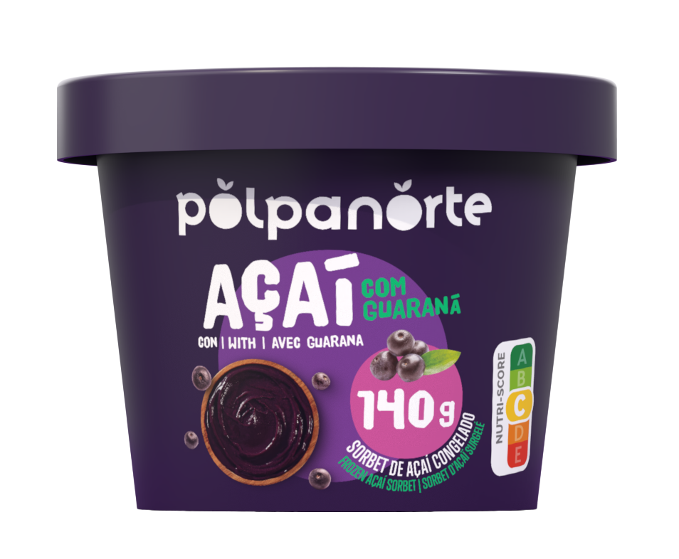 Açaí-sorbetti guaranalla, perinteinen maku