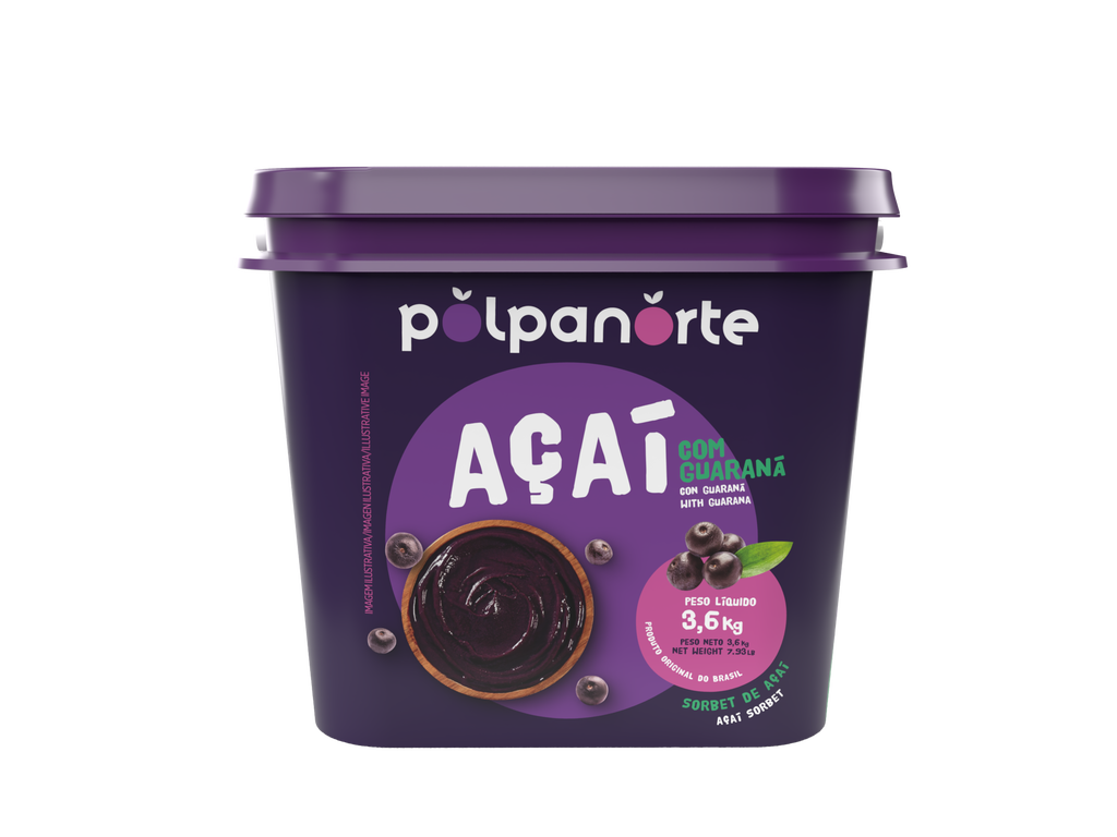 Açaí-sorbetti guaranalla, perinteinen maku