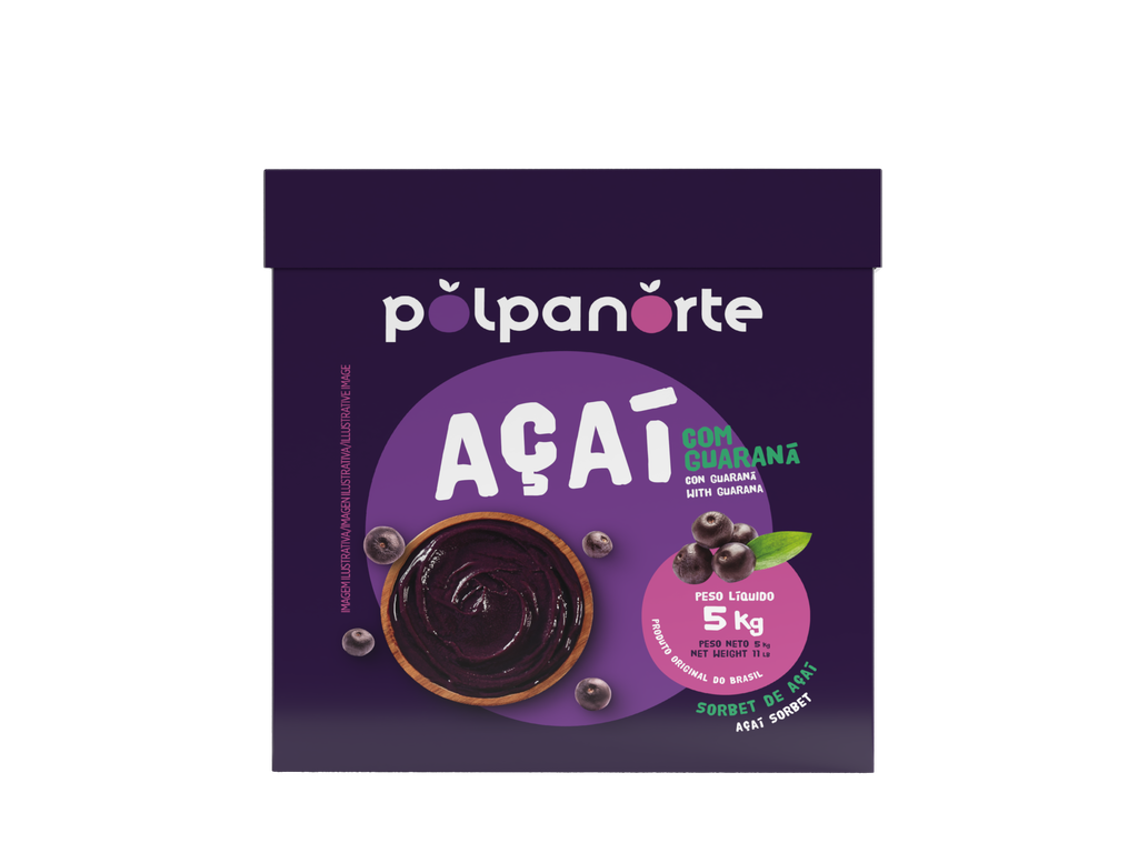 Açaí-sorbetti guaranalla, perinteinen maku